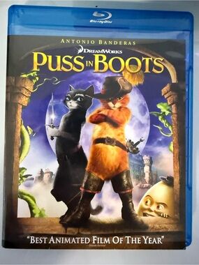 Puss in Boots‎ Blu-ray Movie DreamWorks Animated Film